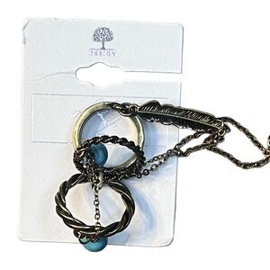 Women's Gold and Turquoise Ring Set NWT